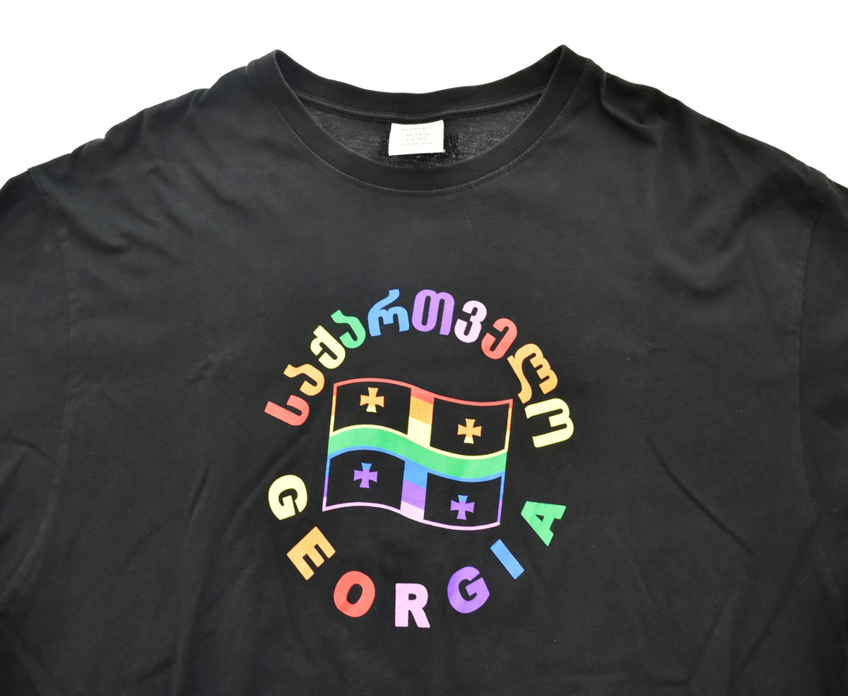 VETEMENTS 19SS 干支 虎 フロントロゴプリント 半袖Tシャツ