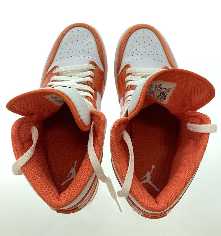 ナイキ NIKE AIR JORDAN 1 MID SE ELECTRO ORANGE BLACK WHITE エア