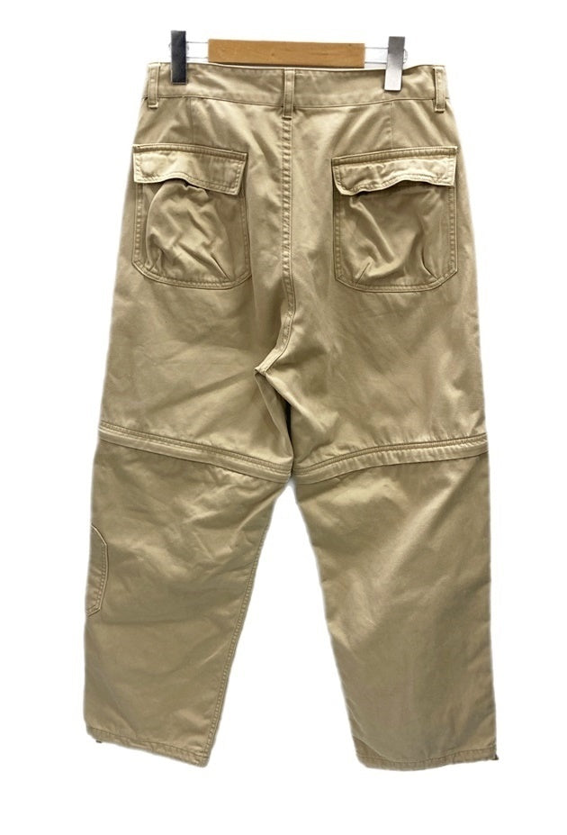 シュプリーム SUPREME Zip-Off Utility Pant Khaki ジップオフユーティリティーパンツ 21FW カーゴパンツ ロゴ  ベージュ サイズ 32 101MB-398