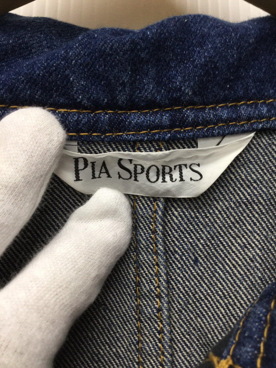 PIA SPORTS ピアスポーツ デニムジャケット ネイビー | 古着通販の