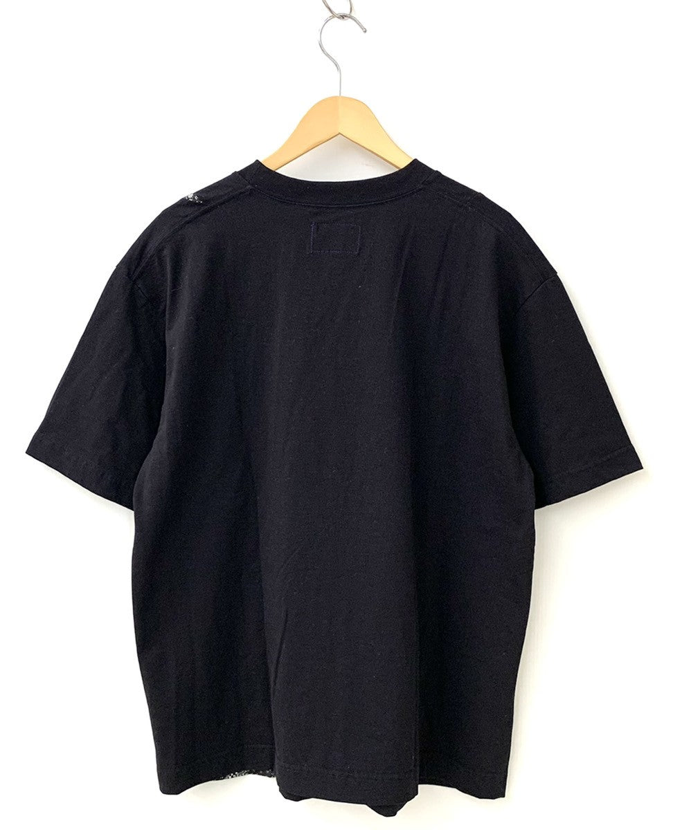 ノースフェイス THE NORTH FACE パープルレーベル PURPLE LABEL ナナミカ nanamica Patchwork H/S  Tee パッチワーク ハーフスリーブ NT3020N Tシャツ 刺繍 ブラック Lサイズ 201MT-732 | 古着通販のドンドンサガール