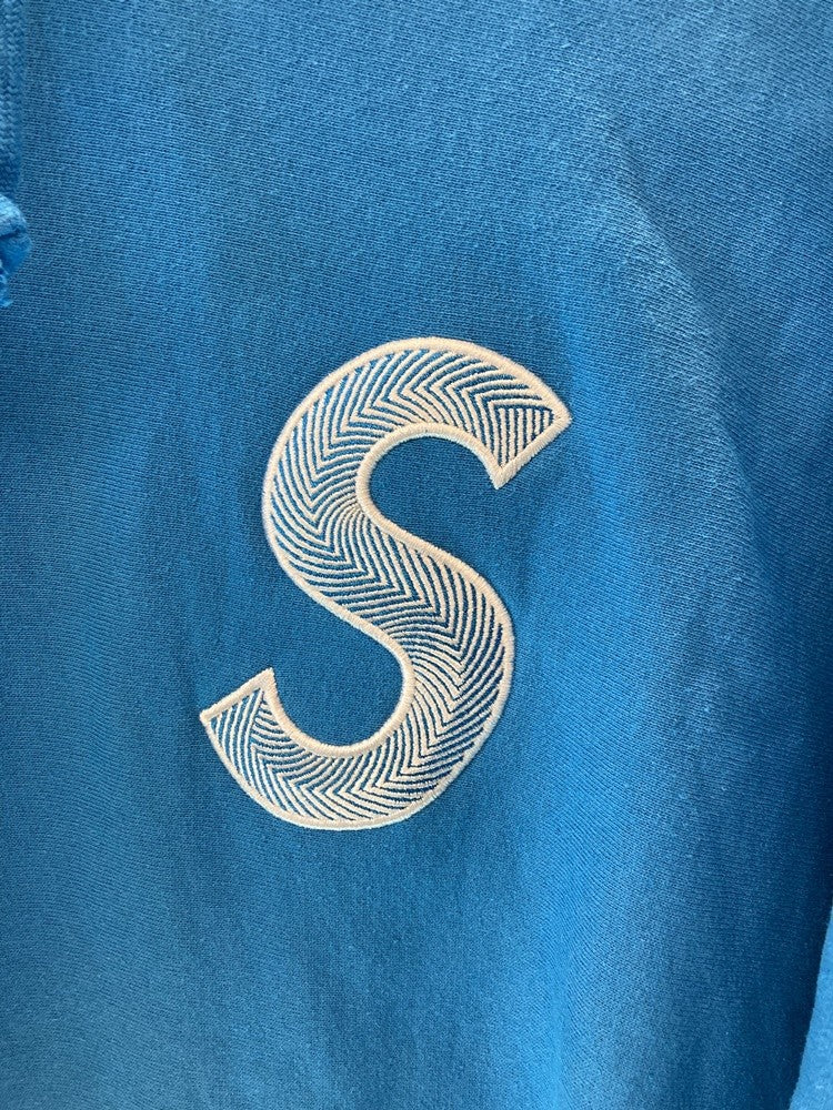 supreme 18FW S logo hooded サイズS