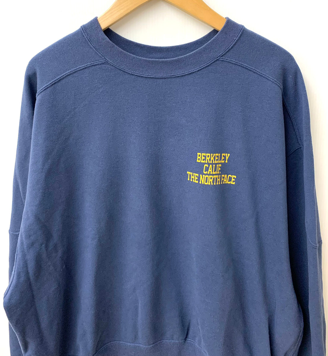 ノースフェイス THE NORTH FACE PURPLE LABEL Field CREW Neck Sweat NT6250N スウェット ロゴ  ブルー WSサイズ 201MT-1793