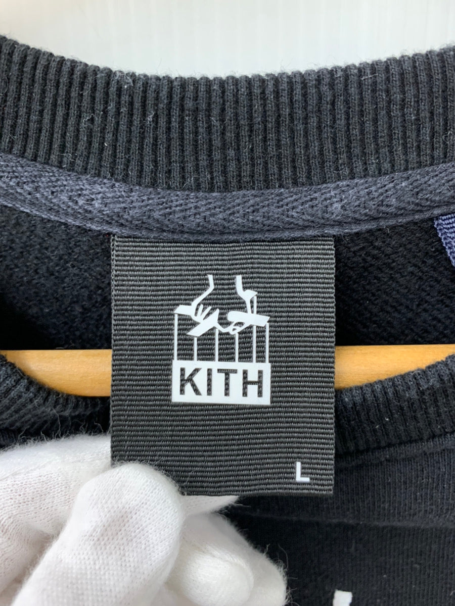 カラーブラックKITH キス トレーナー トップス ブラック L - スウェット