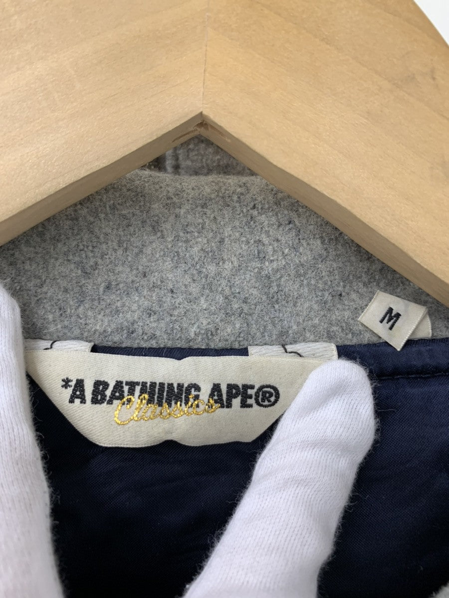 アベイシングエイプ A BATHING APE スタジャン ウール スナップボタン