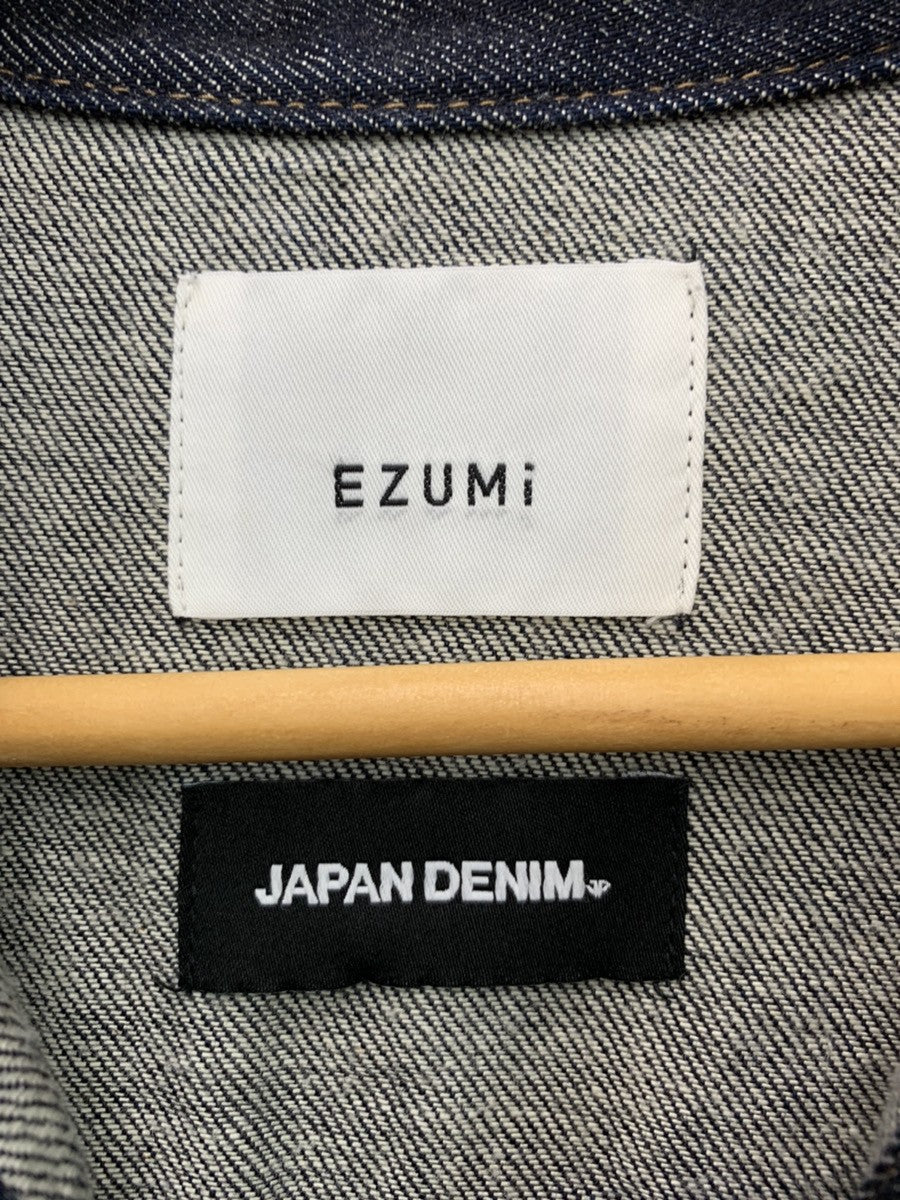 エズミ EZUMi JAPAN DENIM ジャパンデニム WRAP PLEATS JACKET JDEZJK1391 ジャケット 無地 ブルー  Sサイズ 201LT-68
