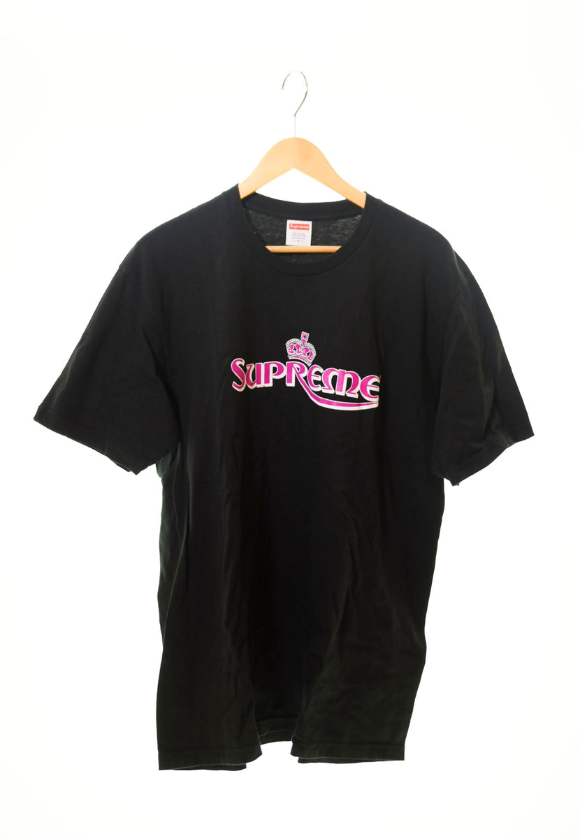 シュプリーム SUPREME 23SS Crown Tee クラウン Tシャツ 黒 Tシャツ