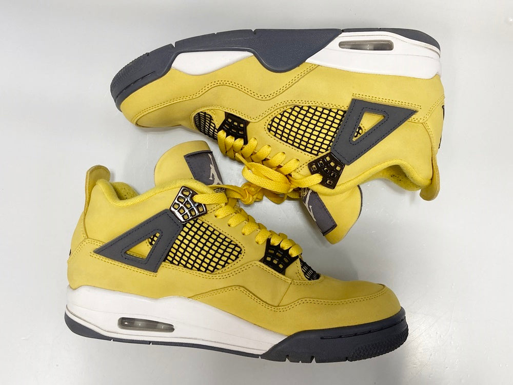 ジョーダン JORDAN NIKE AIR JORDAN 4 RETRO ナイキ エア ジョーダン 4 レトロ 黄色 CT8527-700 メンズ靴  スニーカー イエロー 27.5cm 101-shoes1373