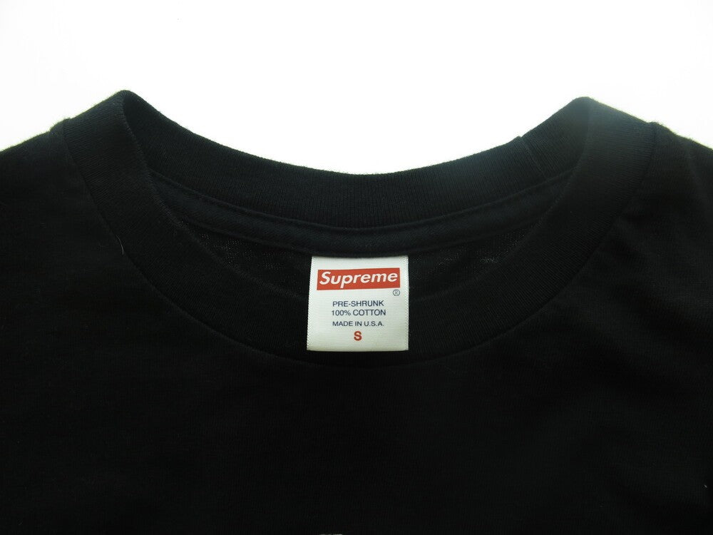 シュプリーム SUPREME 19FW Faces L/S Tee 長袖 黒 ロンT プリント