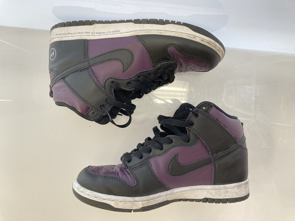 ナイキ NIKE FRAGMENT DUNK HIGH BEIJING WINE BLACK BLACK WHITE ダンク ハイ  フラグメントデザイン 北京 黒 ブラック 紫 パープル シューズ スニーカー DJ0382-600 メンズ靴 スニーカー パープル 26cm  101-shoes223