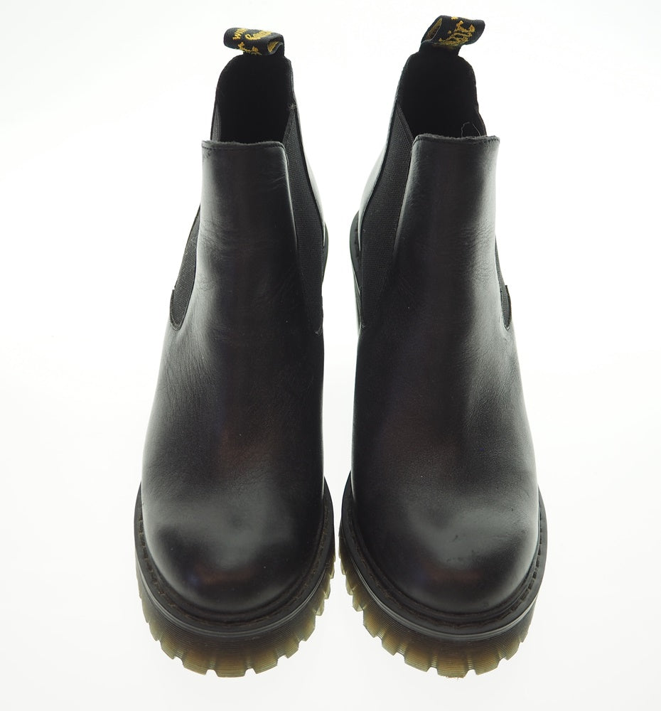 【美脚】ドクターマーチン ハーストン ヒールブーツ サイドゴア 黒 UK4そらSHOP靴