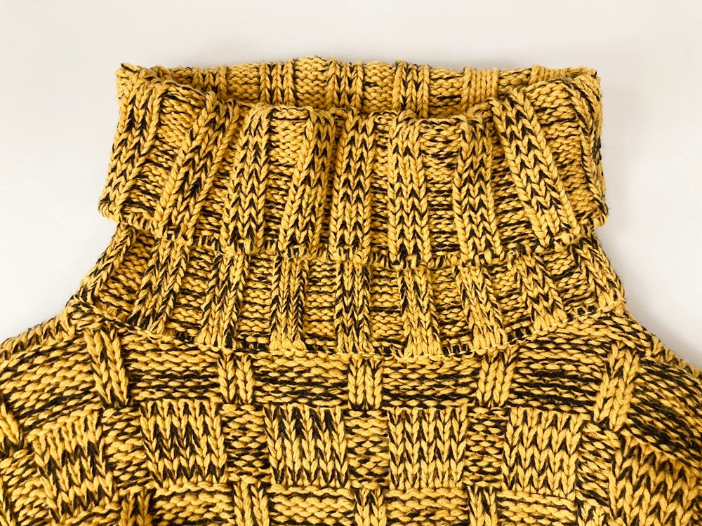 レジェンダ LEGENDA Low gauge Mix Knit YELLOW FREE ローケージ