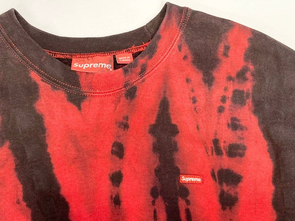 シュプリーム SUPREME 21FW Small Box Crewneck Red Tie Dye スモール