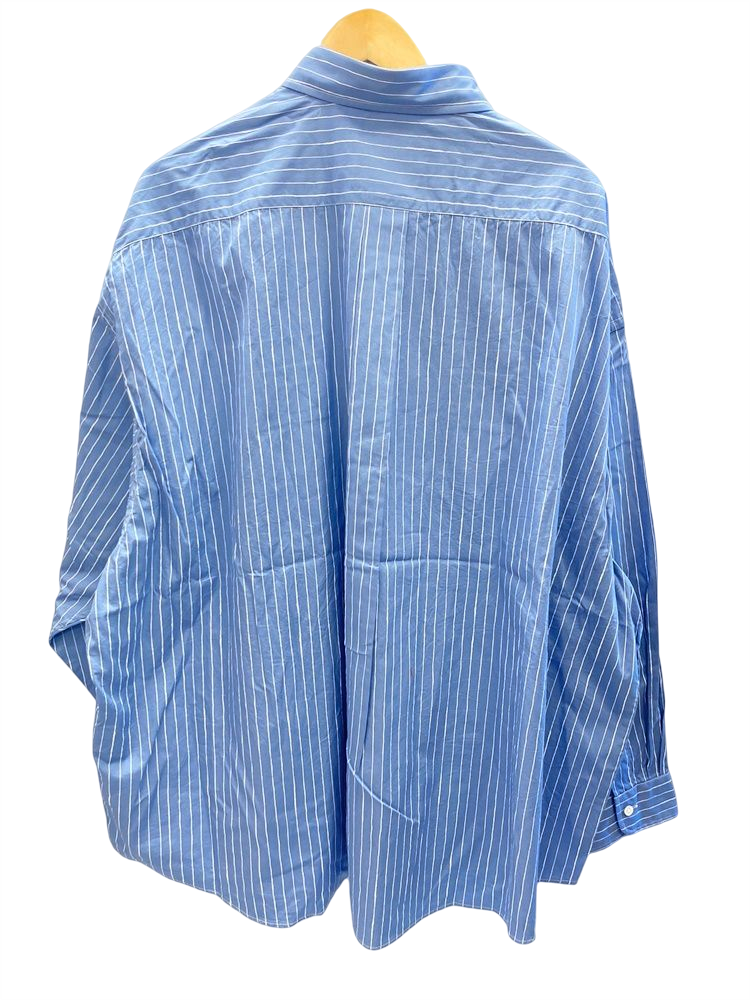iriki出品中SFC stripes for creative ストライプシャツ ブルー