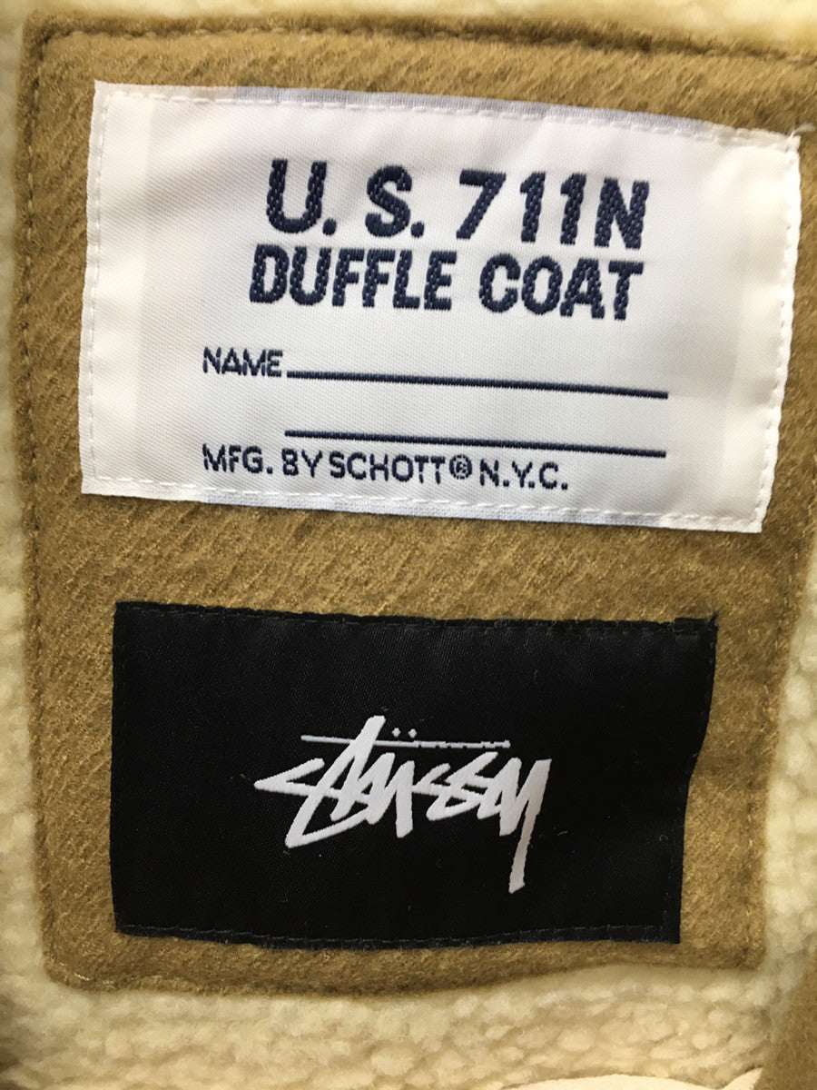 STUSSY×SCHOTT ダッフルコート タグ付き XL ベージュ | 古着通販の