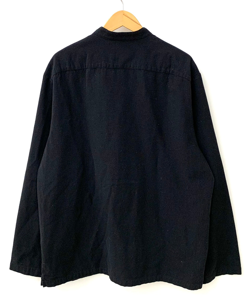 シュプリーム SUPREME 20SS Woven Toggle Shirt トグルシャツ 長袖シャツ ワンポイント ブラック Mサイズ  201MT-846 | 古着通販のドンドンサガール