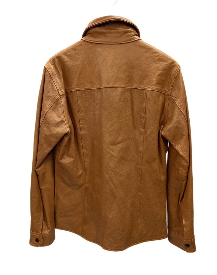 BURBERRY BLACK LABEL ブラウンレザーコート 冬物セール BURBERRY