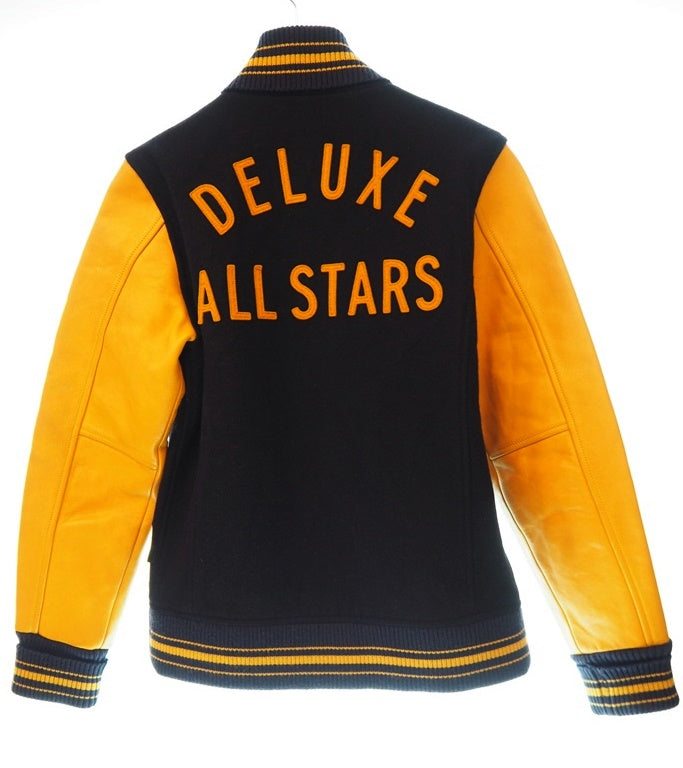 デラックス Deluxe DELUXE CLOTHING 07AW スタジャン ジャケット 刺繍 