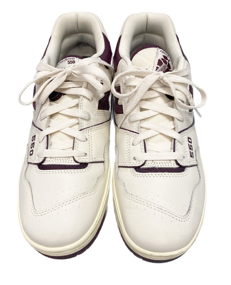 ニューバランス new balance x Aime Leon Dore エメレオンドレ 550 White/Purple 白 紫 BB550AR1  メンズ靴 スニーカー ホワイト 28.5cm 101-shoes1401