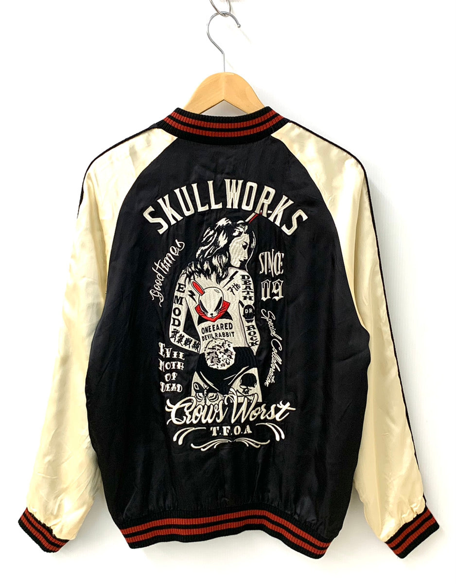 SKULL WORKS スカル刺繍 Ａ−10 - アウター