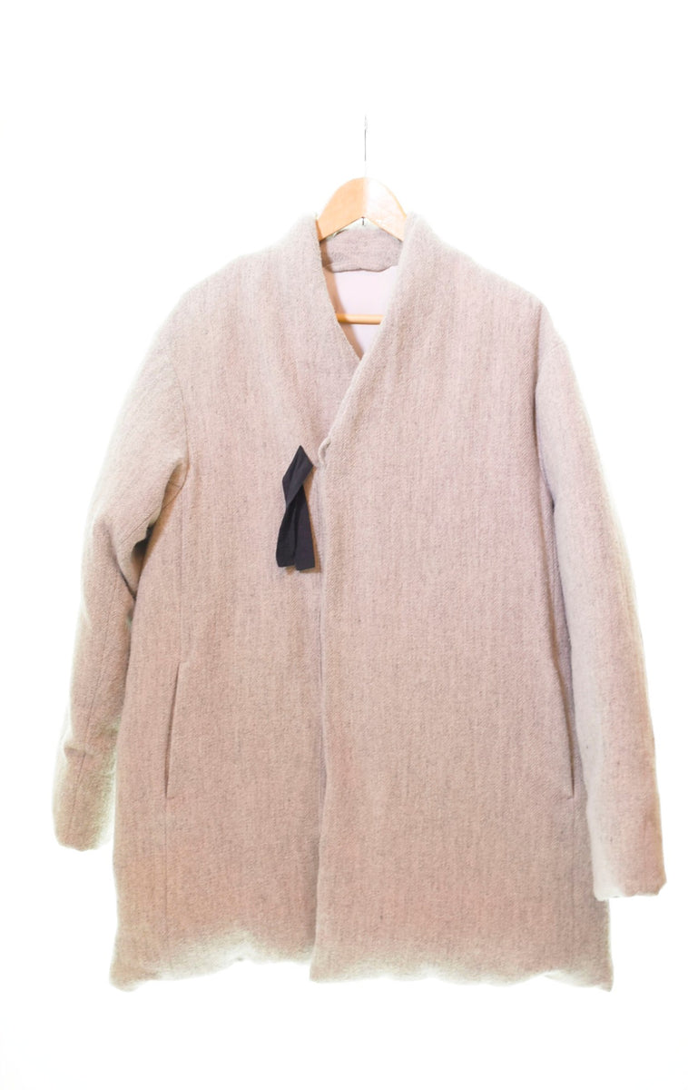 コズミックワンダー COSMIC WONDER Wool and linen folk down coat