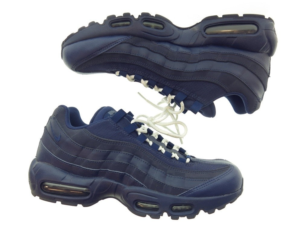 ナイキ NIKE AIR MAX 95 ESSENTIAL エアマックス 95 エッセンシャル　ミッドナイトネイビー/オビシディアン 紺 シューズ 靴  749766-407 メンズ靴 スニーカー ネイビー 27.5cm 101-shoes73