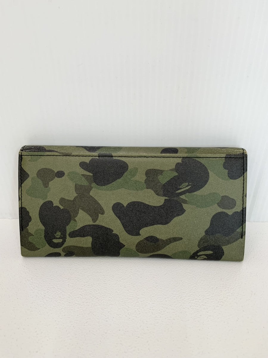 アベイシングエイプ A BATHING APE カモ 長財布 ロング