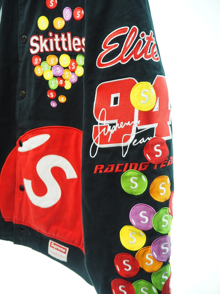 シュプリーム SUPREME Skittles Mitchell & Ness Varsity Jacket 