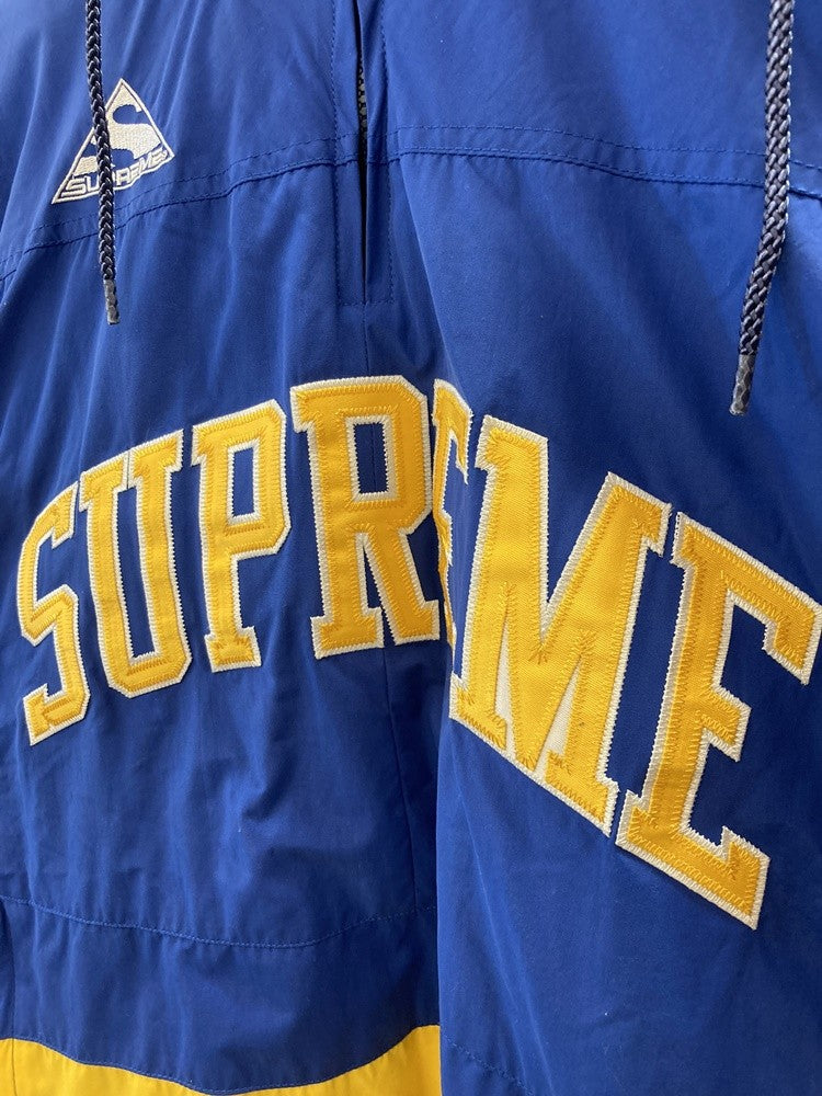 シュプリーム SUPREME 17FW Puffy Hockey Pullover Jacket BLUE