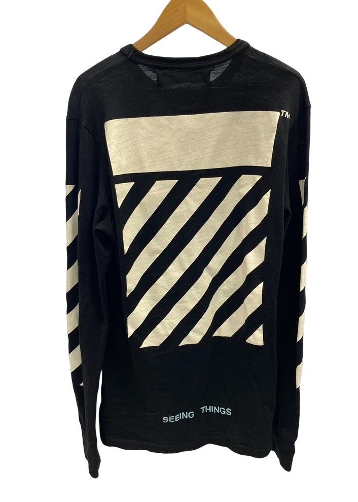 最新作の 希少品 サイズS オフホワイト 長袖ロングTシャツ
