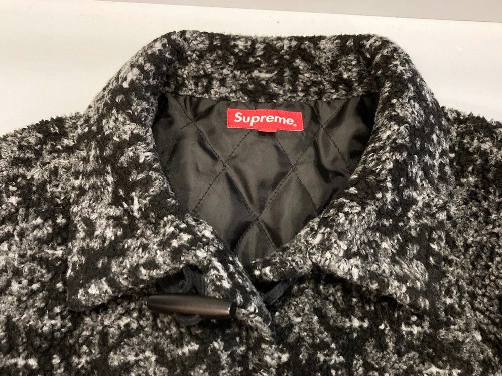 シュプリーム SUPREME Snowflake Toggle Fleece Jacket Black 18FW