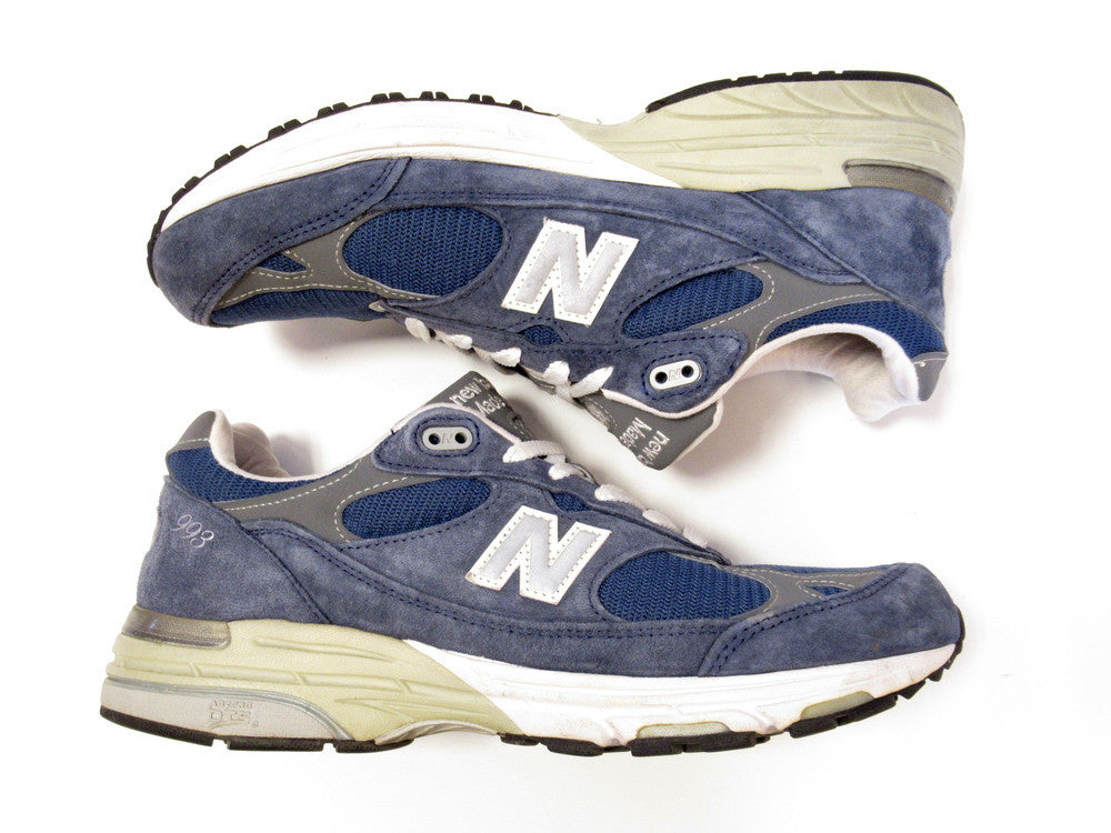 NEWBALANCE ニューバランス ウォーキング ランニング シューズ スニーカー USA製 NB 993 ブルー メンズ 28cm MR993VI  (SH-306)