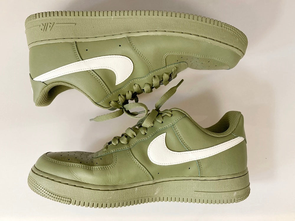 NIKEナイキAIR FORCE CUSTOMエアフォース カスタム グリーン緑