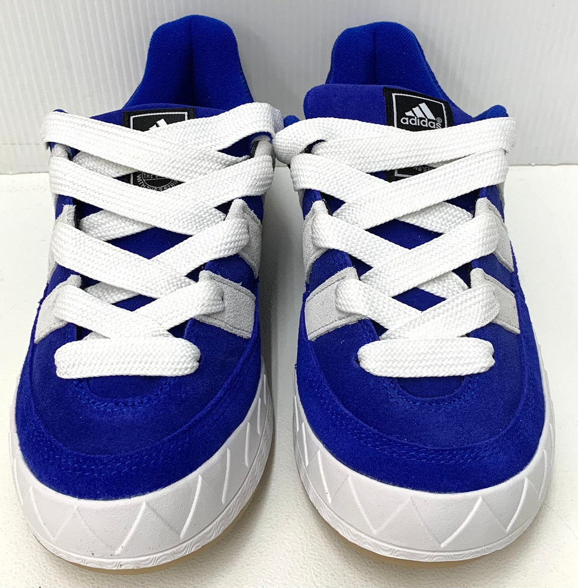 アディダス adidas アディダス アディマティック アトモス ブルー ADIMATIC atmos Blue BOLD BLUE/CRYSTAL  WHITE/GUM 22SS-S GX1828 メンズ靴 スニーカー ロゴ ブルー 201-shoes400 | 古着通販のドンドンサガール