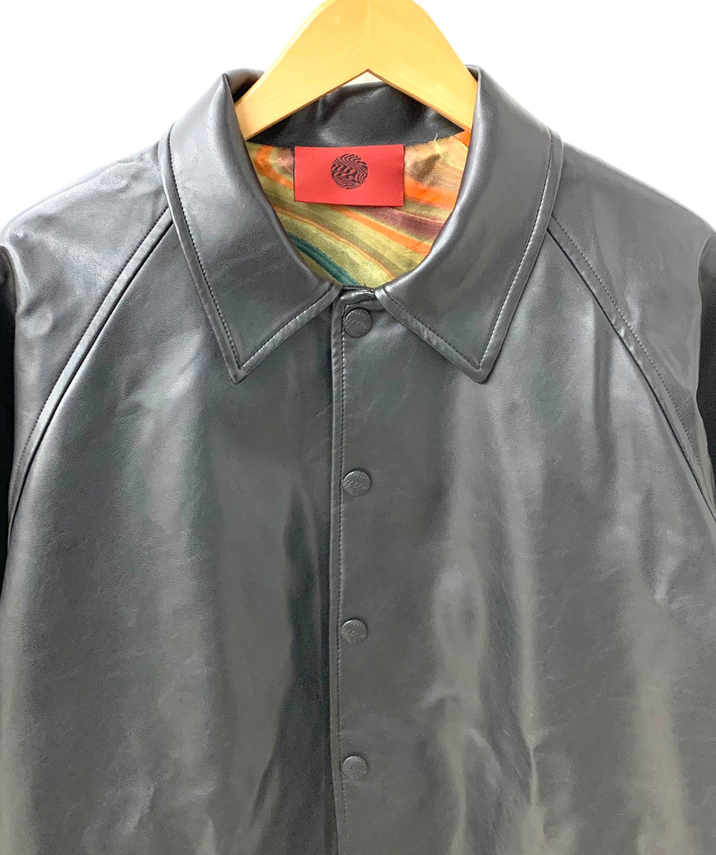 dws leather kazoku coach jacket-