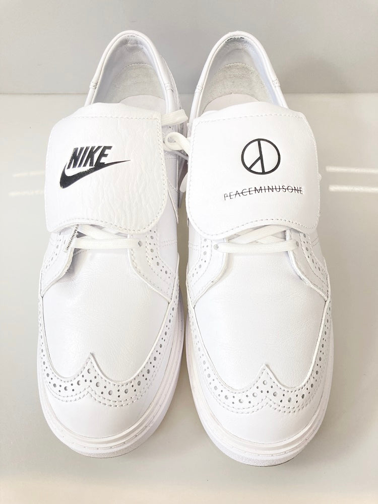 ナイキ NIKE KWONDO 1/PEACEMINUSONE WHITE クウォンド 1 ピースマイナスワン 刺繍 シューズ ホワイト系 白  DH2482-100 メンズ靴 スニーカー ホワイト 28cm 101-shoes623