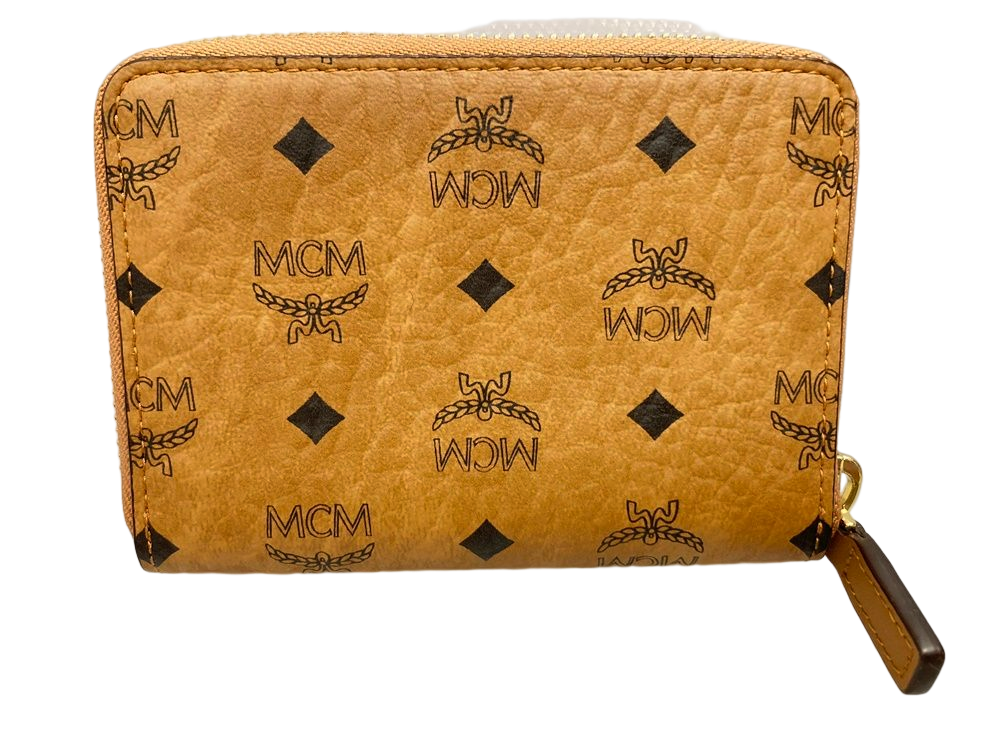 エムシーエム MCM ヴィセトス柄 ジップウォレット 財布 ミニ財布