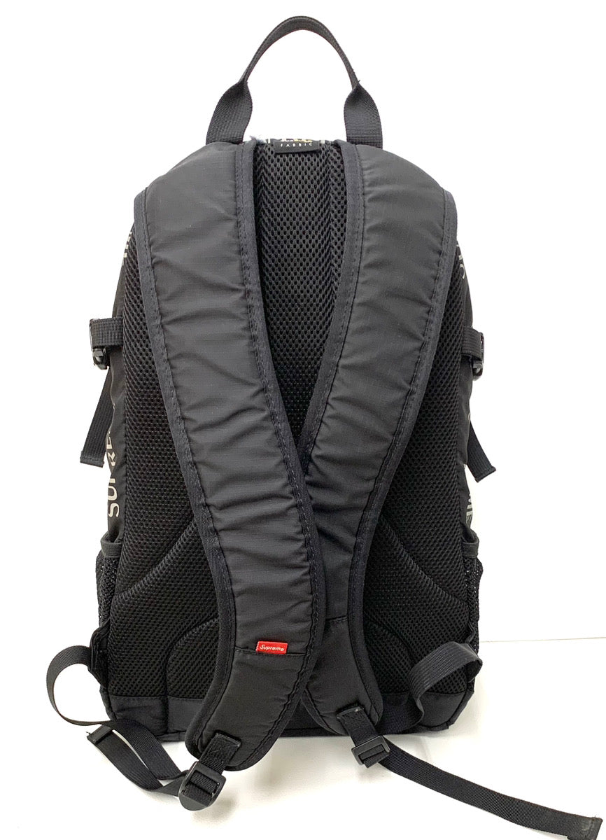 シュプリーム SUPREME 16AW 3M Reflective Repeat Backpack バッグ メンズバッグ バックパック・リュック ロゴ  ブラック 201goods-175