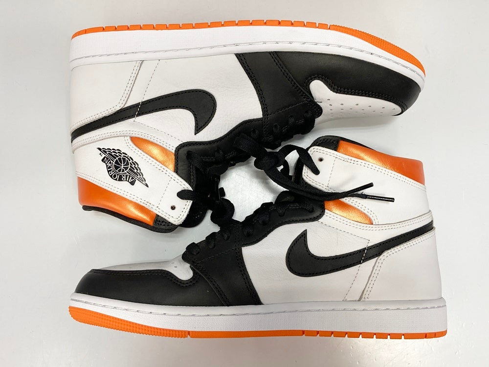 ジョーダン JORDAN NIKE AIR JORDAN 1 RETRO HIGH OG ナイキ エア ジョーダン 1 レトロ ハイ オリジナル  オレンジ 黒 白 555088-180 メンズ靴 スニーカー ホワイト 28.5cm 101-shoes1398