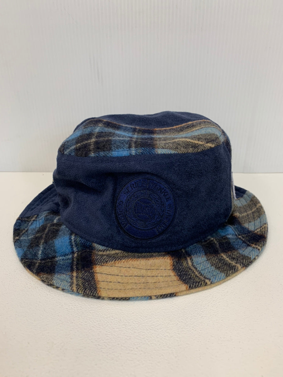 中古】キス KITH × ニューエラ NEW ERA バケハ バケットハット ウール 21-095-060-0016-4-0 帽子 メンズ帽子 ハット  チェック ネイビー 201goods-135 | 古着通販のドンドンサガール