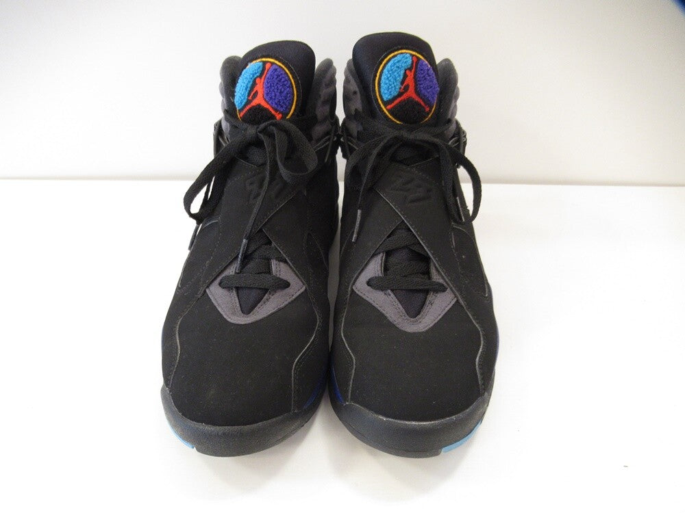 NIKE AIR JORDAN 8 RETRO BLACK/TRUE RED-FLINT GREY-BRIGHT CONCORD