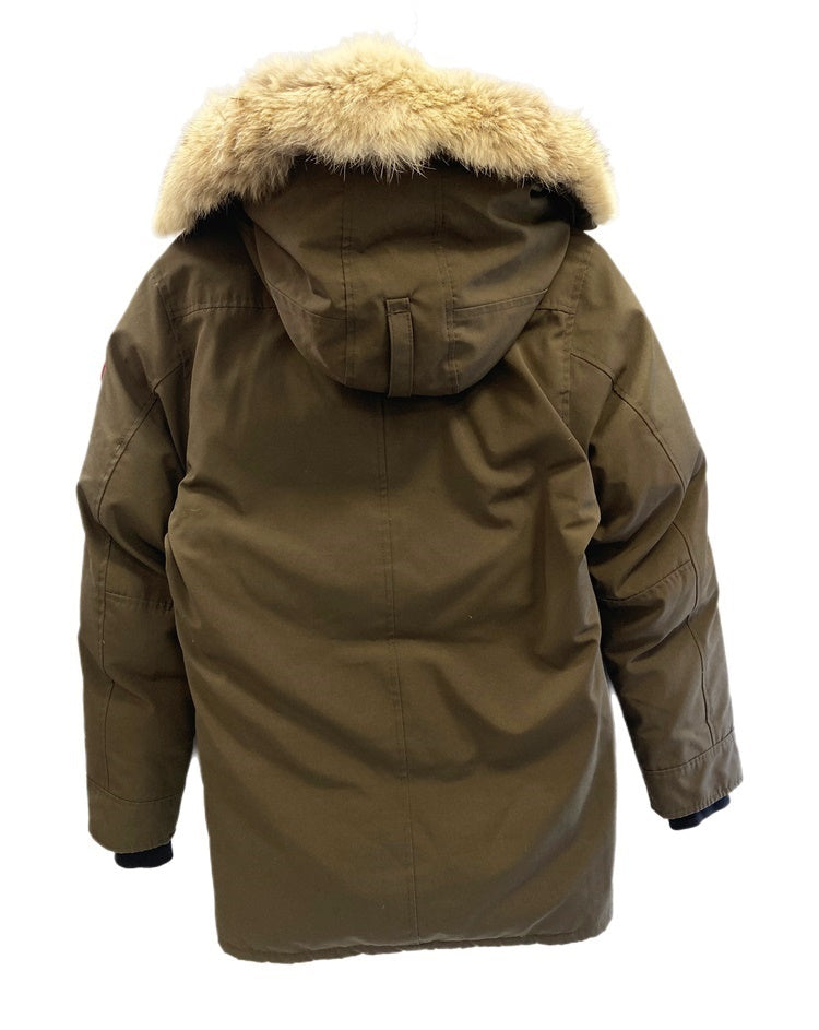 カナダグース CANADA GOOSE JASPER PARKA ジャスパー ダウン アウター ロゴ 68F8490 ジャケット 無地 カーキ  Sサイズ 101MT-1887 | 古着通販のドンドンサガール