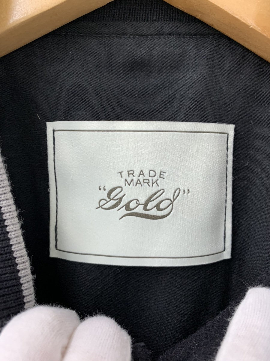 ゴールド GOLD TASMANIA WOOL STADIUM JACKET スタジャン ブルゾン 東洋エンタープライズ ウールジャケット  GL14255 ジャケット 無地 ブラック Sサイズ 201MT-789