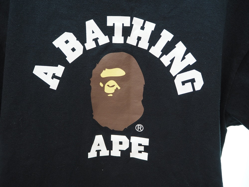 A BATHING APE 半袖黒Tシャツ