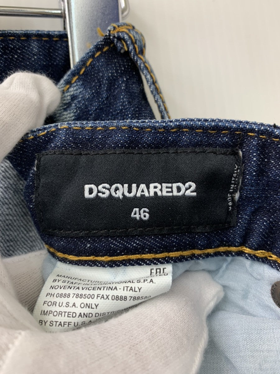 ディースクエアード DSQUARED2 デニムパンツ ダメージ ジーンズ 赤