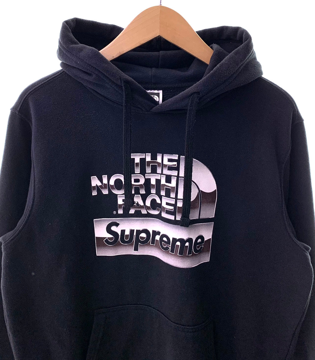 シュプリーム SUPREME 18SS メタリックロゴ パーカー Metallic Logo