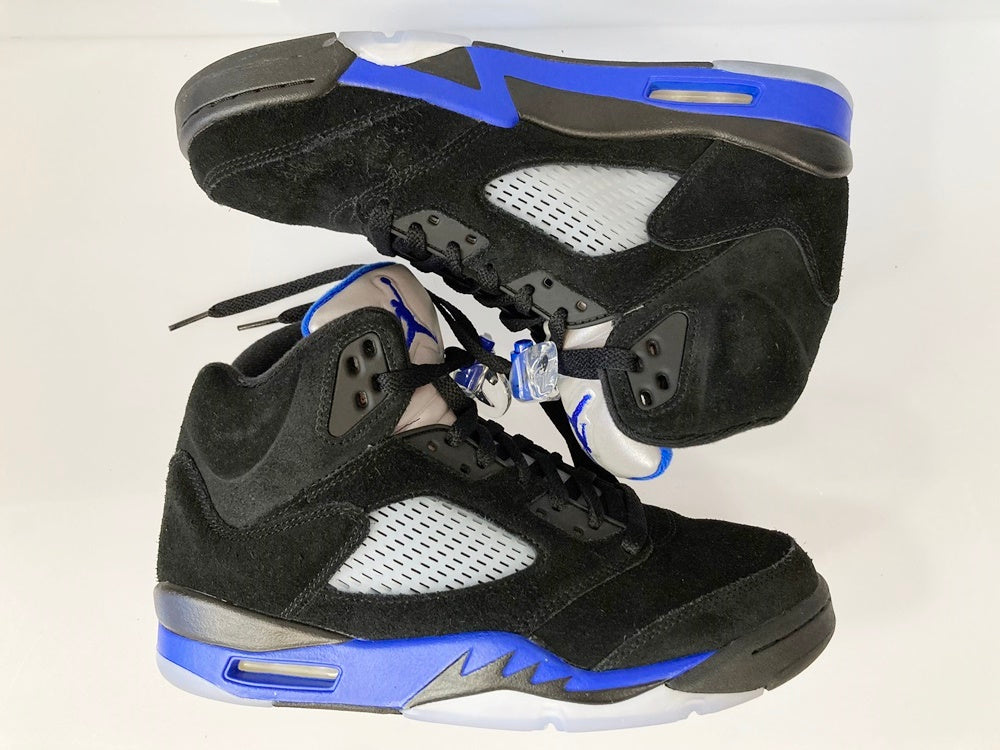 ジョーダン JORDAN AIR JORDAN 5 RETRO BLACK/RACER BLUE エア