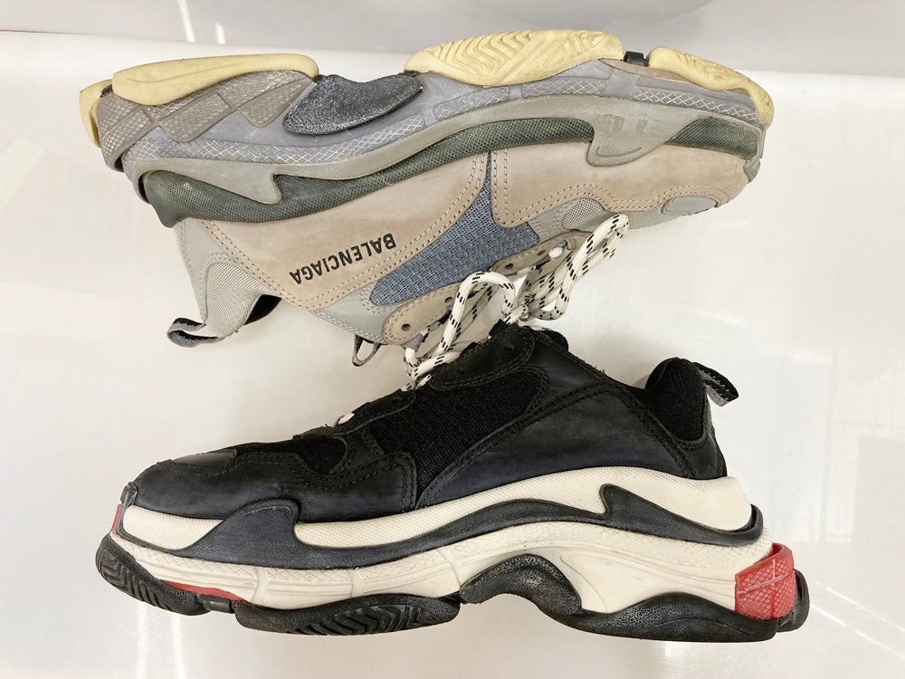 バレンシアガ BALENCIAGA TRIPLE S トリプルS バイカラー ダッド