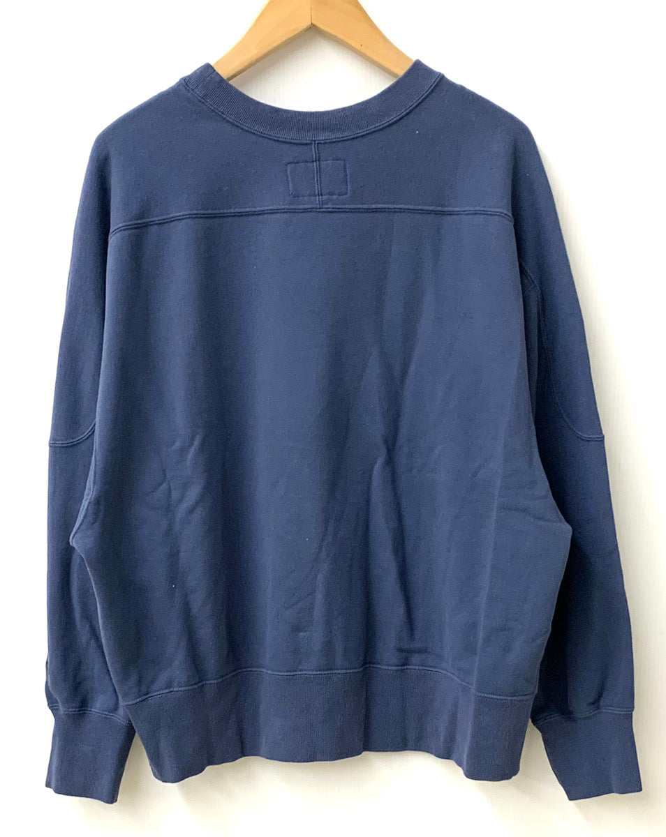 ノースフェイス THE NORTH FACE PURPLE LABEL Field CREW Neck Sweat NT6250N スウェット ロゴ  ブルー WSサイズ 201MT-1793