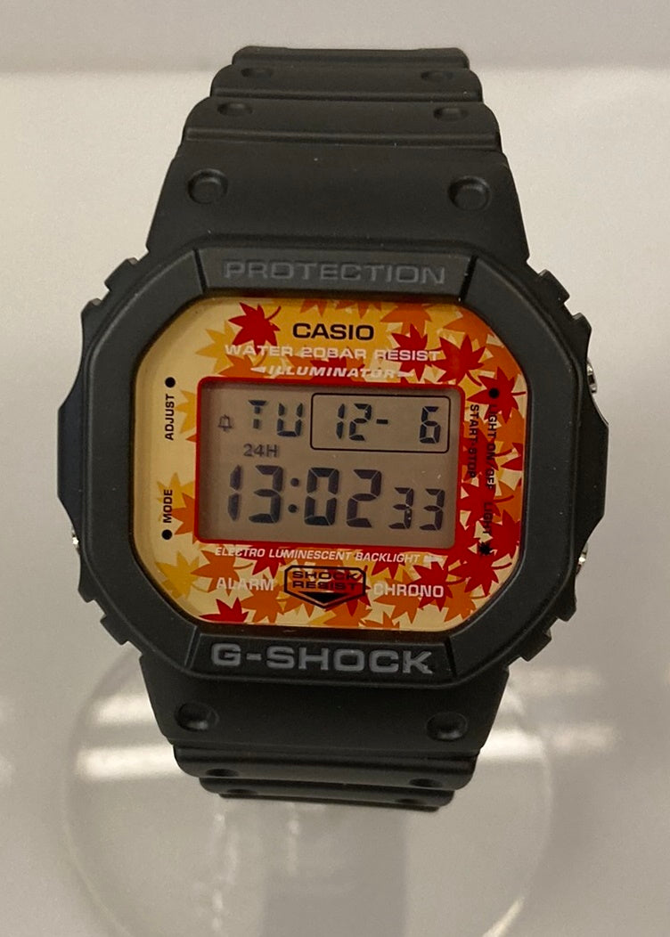 ジーショック G-SHOCK CASIO カシオ 5600シリーズ デジタル もみじ